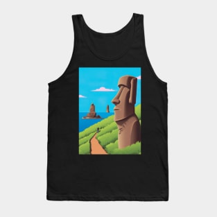 Moai Monumental Statues Tank Top